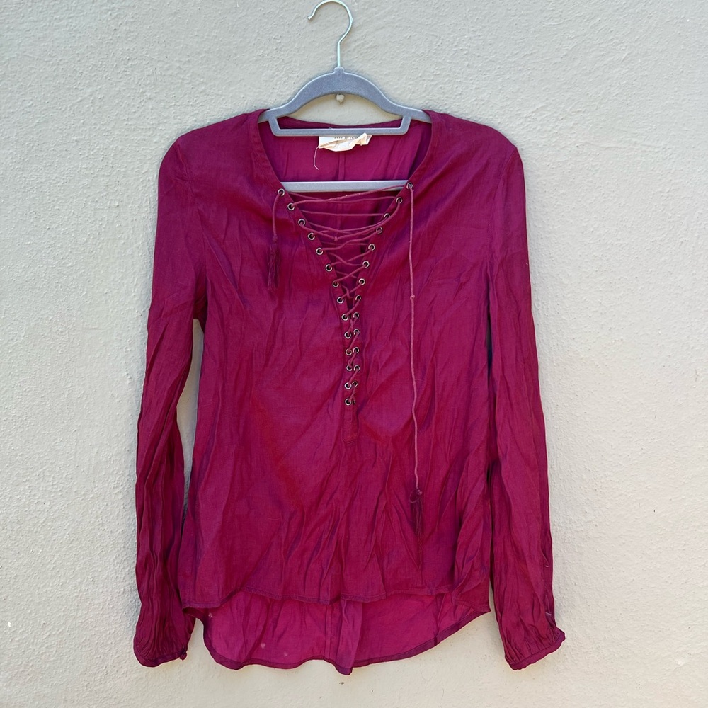 Revolve The Jetset Diaries medium long sleeve Delta top shirt costume cosplay